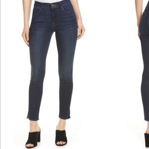 Frame le high slit hem jean sz 27 like new